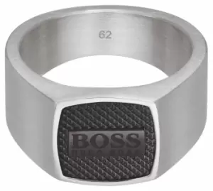 Image of BOSS 1580257L Seal Knurl Texture Two Tone Steel Jewellery
