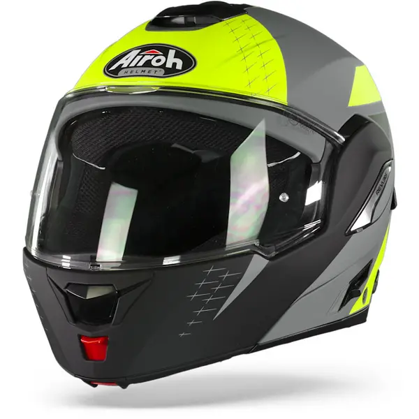 Image of Airoh Rev 19 Leaden Yellow Matt Modular Helmet M