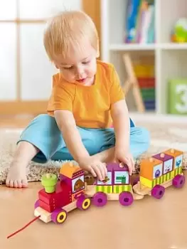 Image of Hey Duggee 3 Carriage Stacking Train, One Colour