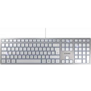 Image of CHERRY KC 6000 Slim USB QWERTY UK Layout Silver