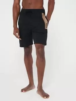 Image of BOSS Bodywear Authentic Lounge Shorts, Black Size M Men