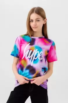 Image of Neon Spots Script T-Shirt
