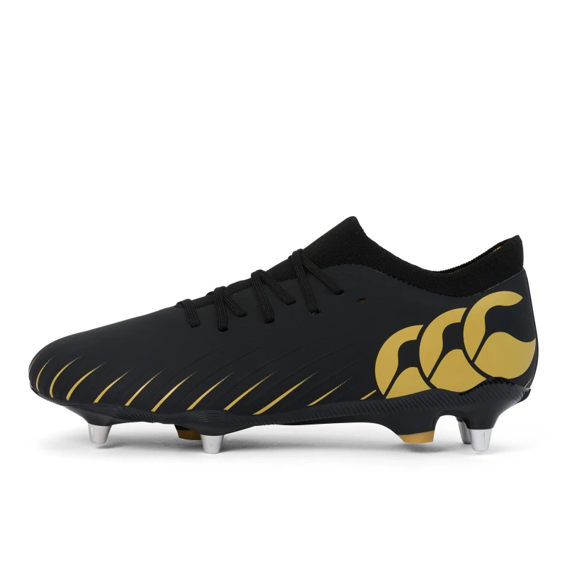Image of Canterbury Speed Pro Mens Soft Ground Rugby Boots Black male 7 (41.5)
