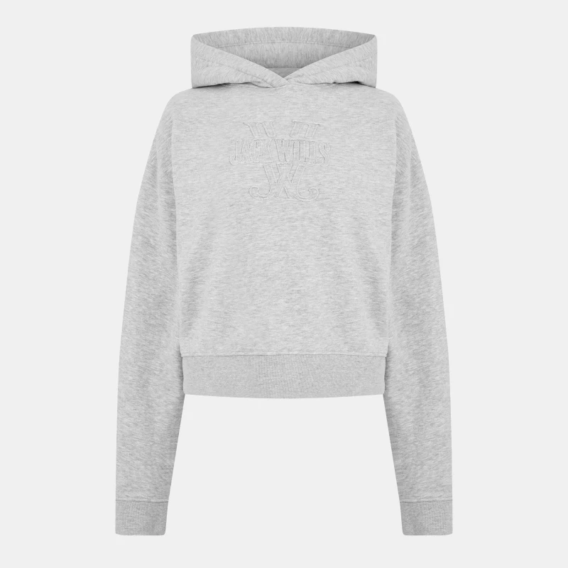 Image of Jack Wills Slouchy Hoodie - Grey Grey 8