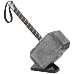 Image of Hasbro Marvel Legends Series Mighty Thor Mjolnir Premium Electronic Roleplay Hammer 1:1 Scale Replica