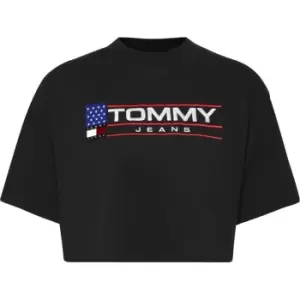 Image of Tommy Jeans Sports T-Shirt Womens - Black