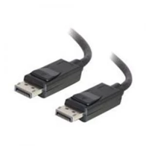 Image of C2G 3m DisplayPort Cable with Latches M/M - Black