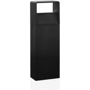 Image of IP44 Outdoor Pedestal Light Modern Anthracite 6W Built in LED Wall Gate Post