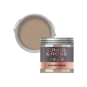 Image of Craig & Rose 1829 Kashmir Beige Chalky Emulsion Paint, 50ml Tester Pot