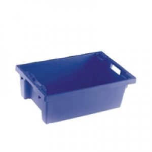 Image of Slingsby Solid Slide StackNesting Container 600X400X200mm Blue 382960