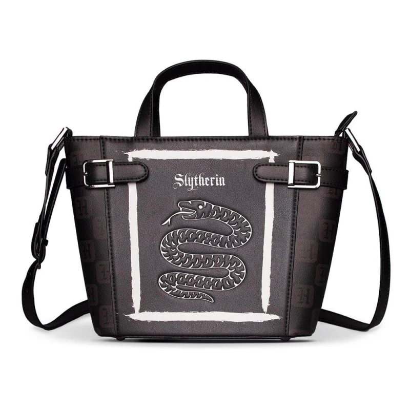Image of Harry Potter Wizards Unite - Slytherin Handbag Handbag Black Onesize Unisex