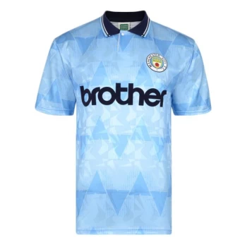Image of Score Draw MCFC 89 Home Jersey Mens - Blue