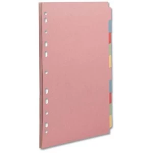 Image of Concord Subject Dividers 230 Micron 10-Part Multipack A4 Assorted Ref 72090 Pack 5