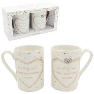 Image of Mad Dots Anniversary Mugs By Lesser & Pavey