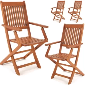 Image of Garden Chair Sydney 4Pcs Acacia Wood FSC -certified