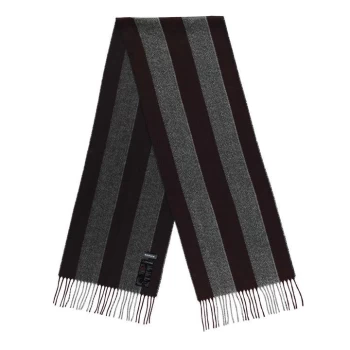 Image of Howick Cashmink Check Scarf - Burgundy