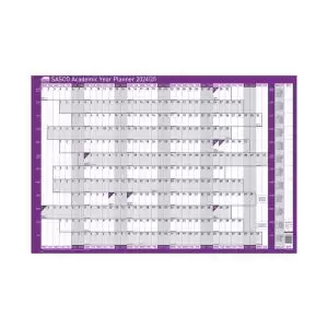 Image of Sasco Academic Year Planner Mounted 2024-25 2410226 SY63617