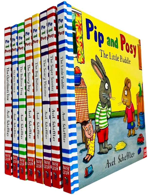 Image of Pip and Posy Collection 8 Books Set by Axel Scheffler (Super Scooter, Little Puddle) Axel Scheffler Books