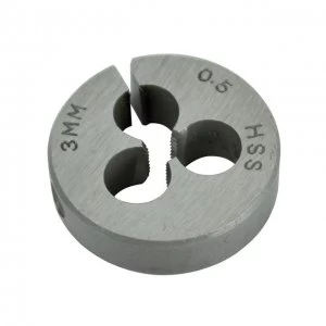 Image of Faithfull HSS Straight Flute Split Die M3 x 0.5, 13/16in OD
