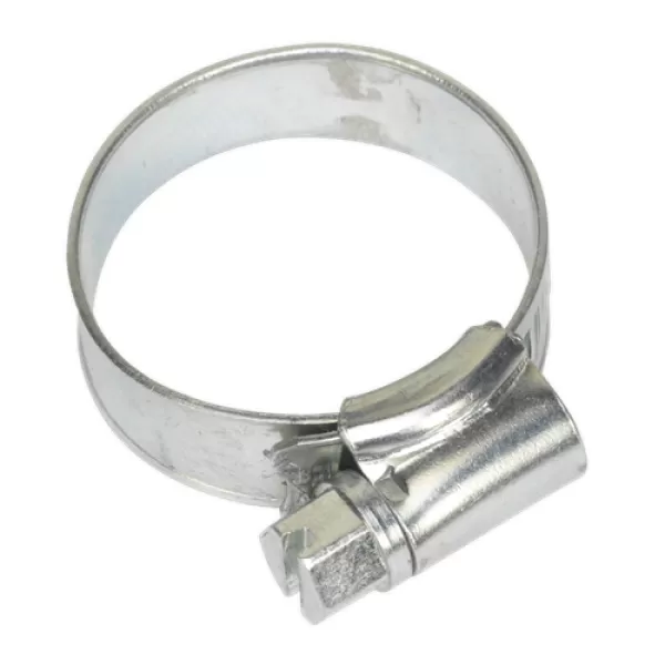 Image of Genuine SEALEY SHC1A Hose Clip Zinc Plated Ø19-29mm Pack of 20
