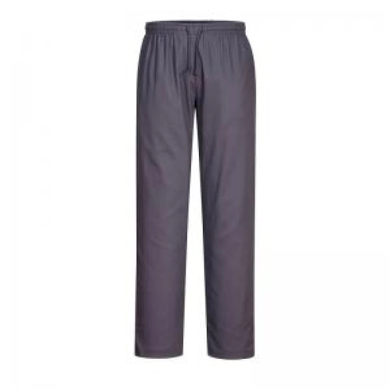 Image of Portwest C070 Drawstring Chef Trousers C070SGRXL Colour: Slate Grey