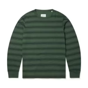 Image of Albam Stripe Long-Sleeve T-Shirt - Green