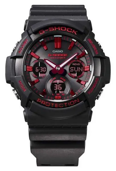Image of Casio GAW-100BNR-1AER G-Shock Ignite Red Series Black Watch