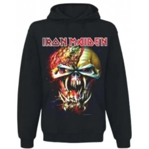 Image of Iron Maiden Final Frontier Big Head Mens Hoodie: Medium