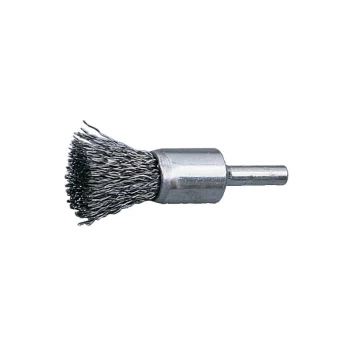 Image of York - 12MM Crimped Wire Flat End De-carbonising Brush - 30SWG