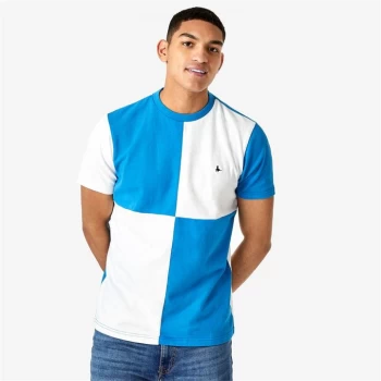 Image of Jack Wills Cranewood Cut And Sew T-Shirt - Blue