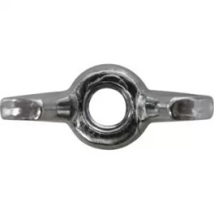 Image of TOOLCRAFT 812810 Butterfly nust M6 Steel zinc plated 100 pc(s)