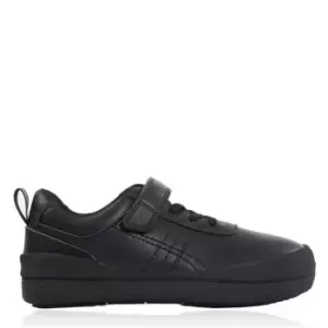 Image of Kangol Bumper Leather Child Boys Shoes - Black