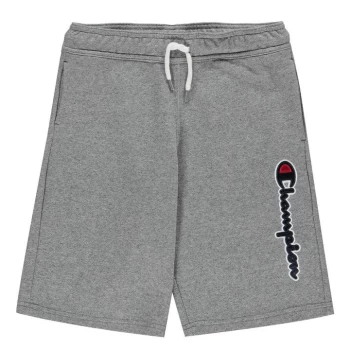 Image of Champion Logo Shorts - Grey EM031