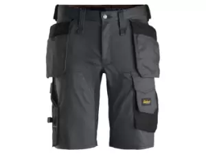 Image of Snickers 61415804048 AllroundWork Stretch Shorts Grey/Black 33
