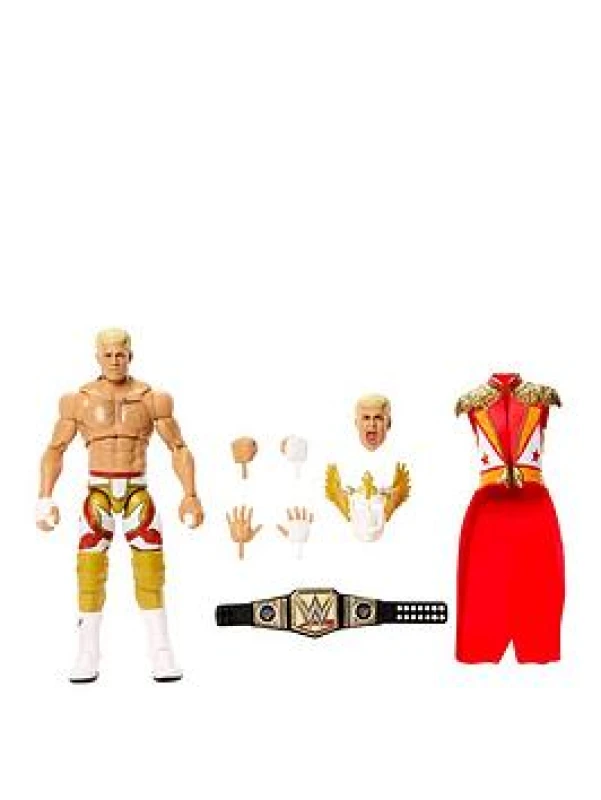 Image of Wwe Wwe Ultimate Edition Cody Rhodes Action Figure & Accessories Set, 6" Collectible Superstar One Colour WY49U Unisex