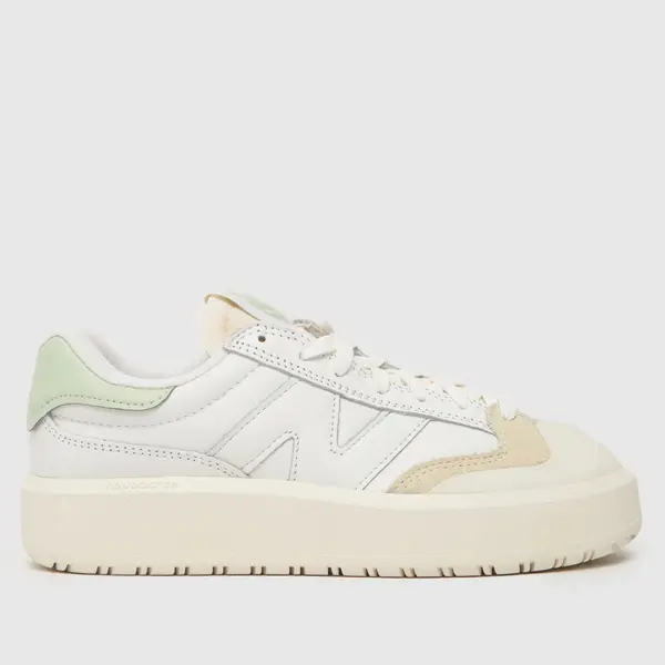 Image of New Balance ct302 trainers in white & green White/Green UK 8 (EU 42)