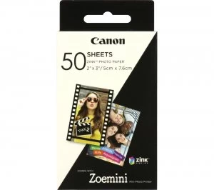 Image of Canon ZINK 2 x 3? Glossy Photo Paper 50 Sheets