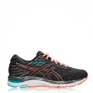 Image of Asics GEL-Cumulus 21 LS Ladies Running Shoes - Grey/Coral