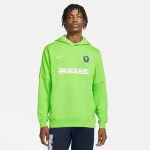 Image of Mens Nigeria French Terry Soccer Hoodie