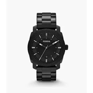Image of Fossil Mens Machine Stainless Steel Watch - Black