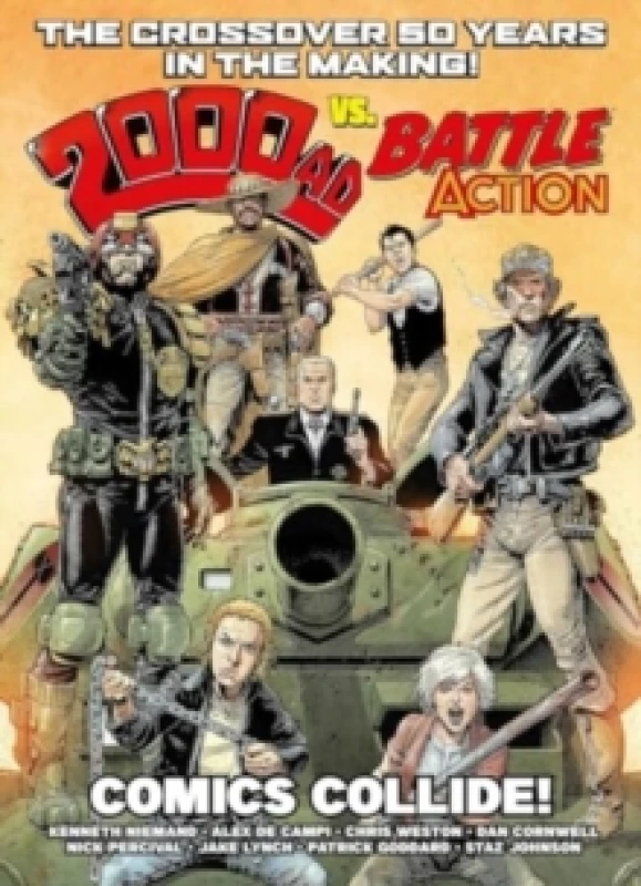 Image of 2000 AD Vs Battle Action: Comics Collide! Paperback / softback