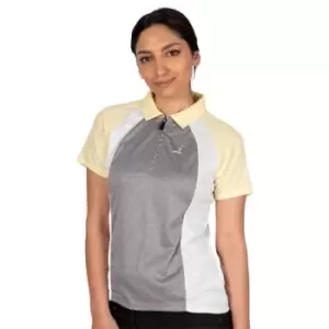 Image of Under Par Zip Golf Polo Ladies - Grey