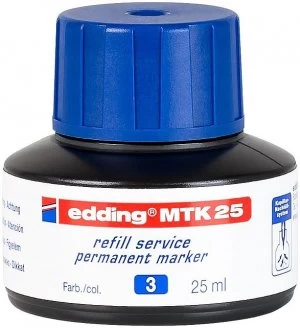 Image of edding MTK 25 Refill Ink For Permanent Marker Blue