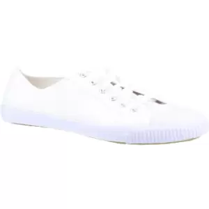 Image of Mirak Unisex Adult Toe Cap Plimsolls (4 UK) (White)