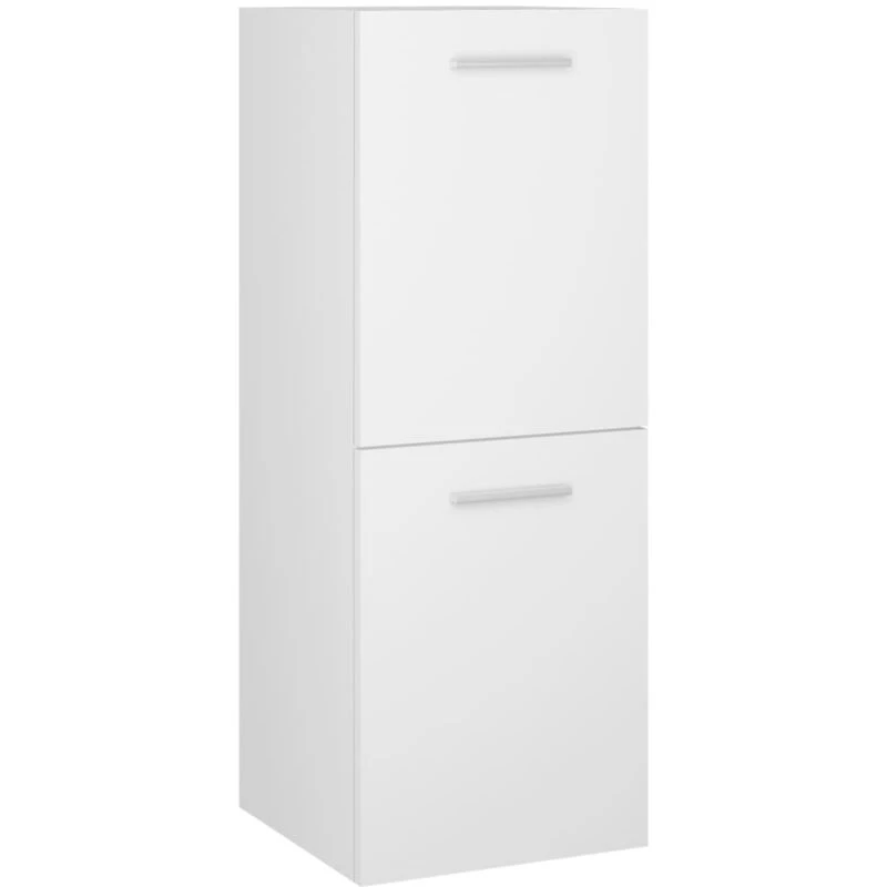 Image of VIDAXL Bathroom Cabinet White 30x30x80cm Engineered Wood Vidaxl 8720286221730
