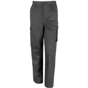 Image of Result Unisex Work-Guard Windproof Action Trousers / Workwear (3XL) (Black) - Black