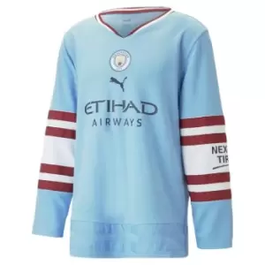 Image of Puma MCFC Winter Jsy 32 - Blue