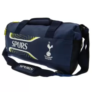 Image of Tottenham Hotspur FC Flash Duffle Bag (One Size) (Navy Blue/White)