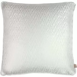 Image of Kai Astrid Jacquard Square Cushion Cover (One Size) (Silver) - Silver