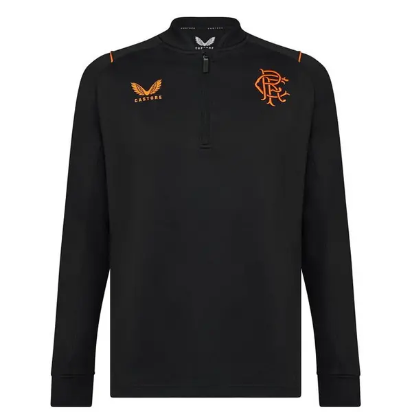 Image of Castore Rangers Quarter Zip Top Mens - Black S